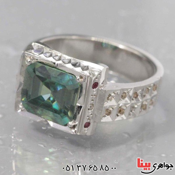 انگشتر موزانایت فاخر بسیار عالی _کد:3078