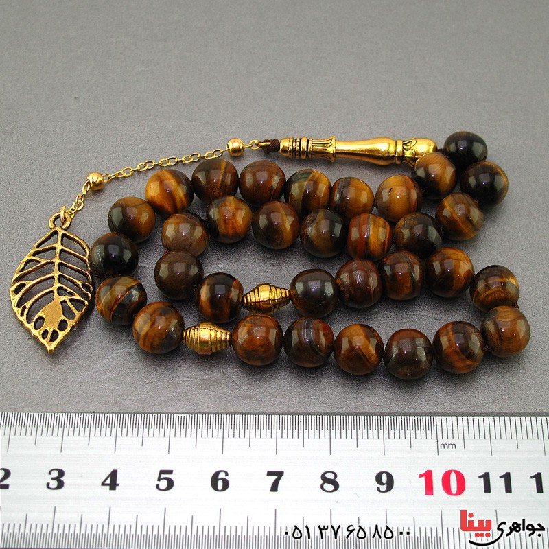 تسبیح چشم ببر (تایگر) 33 دانه ای بسیار عالی فاخر _کد:19467 تسبیح چشم ببر (تایگر) 33 دانه ای بسیار عالی فاخر _کد:19467