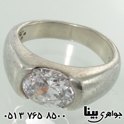 انگشتر کوارتز زنانه رکاب پهن