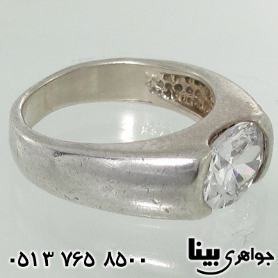 انگشتر کوارتز زنانه رکاب پهن