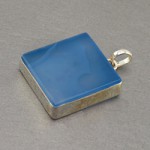 گردنبند عقیق آبی سفارشی با سنگ دلخواه شما _کد:19482