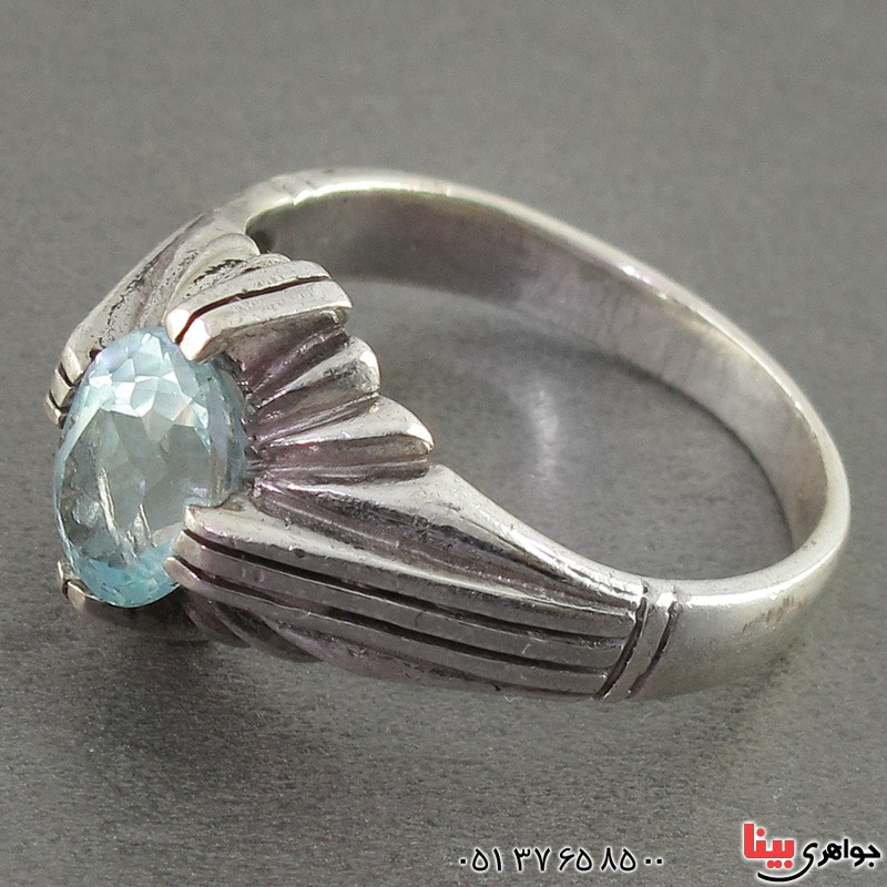 انگشتر توپاز  خوشرنگ و خاص _کد:19485