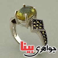 انگشتر الکساندریت خوشرنگ مارکازیتی برند SPN انگشتر الکساندریت خوشرنگ مارکازیتی برند SPN