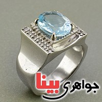 انگشتر توپاز بسیار عالی فاخر برند SPN انگشتر توپاز بسیار عالی فاخر برند SPN