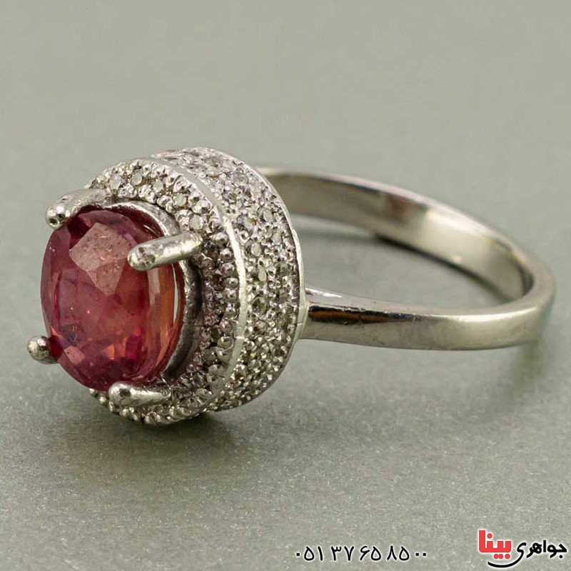 انگشتر یاقوت سرخ خاص زیبا زنانه برند SPN _کد:19643