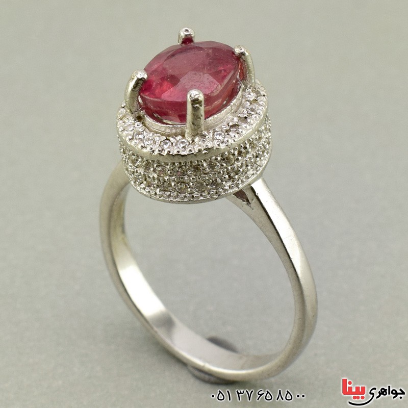 انگشتر یاقوت سرخ خاص زیبا زنانه برند SPN _کد:19643