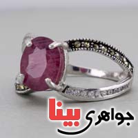 انگشتر یاقوت سرخ مدل نقاب برند SPN انگشتر یاقوت سرخ مدل نقاب برند SPN