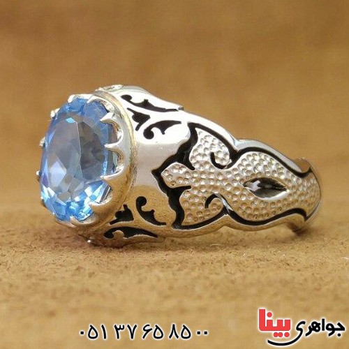 انگشتر توپاز بسیار عالی زیبا _کد:19748