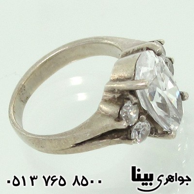 انگشتر کوارتز زنانه 5 نگین
