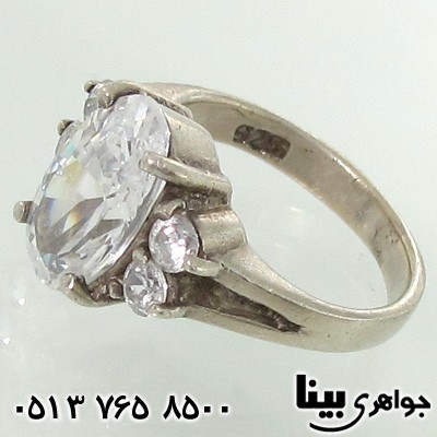 انگشتر کوارتز زنانه 5 نگین