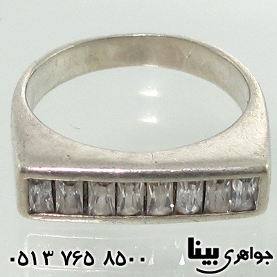 انگشتر کوارتز مستطیلی