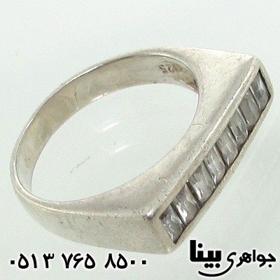 انگشتر کوارتز مستطیلی