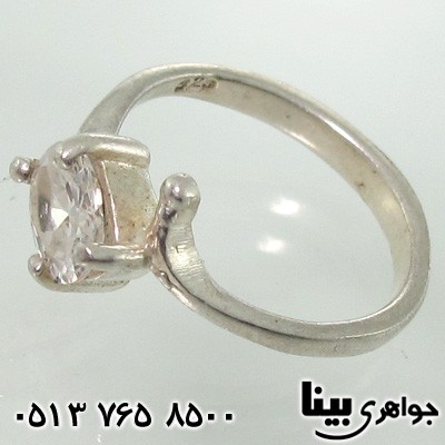 انگشتر کوارتز زنانه مارپیچ