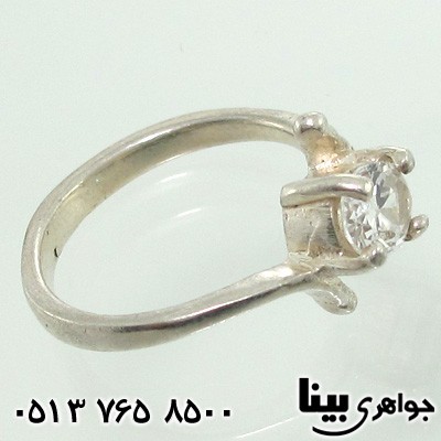 انگشتر کوارتز زنانه مارپیچ