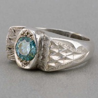 انگشتر الماس روسی ( موزانایت ) درخشان و زیبا 