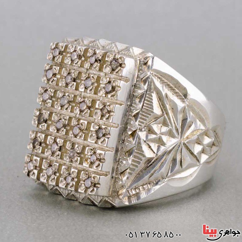 انگشتر الماس درشت خاص فاخر _کد:19823