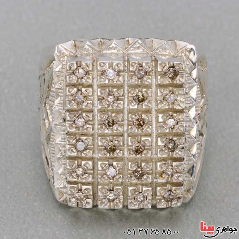 انگشتر الماس درشت خاص فاخر _کد:19823