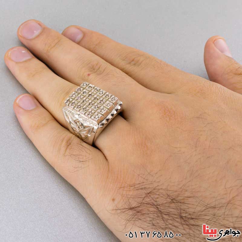 انگشتر الماس درشت خاص فاخر _کد:19823