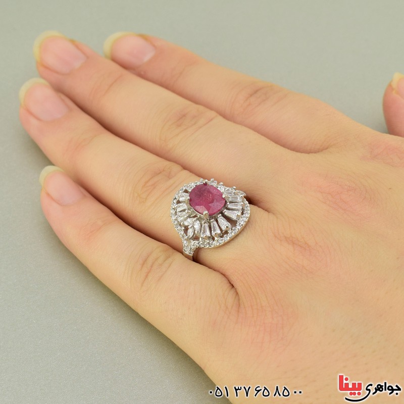 انگشتر یاقوت سرخ بسیار عالی زیبا برند SPN_کد:19844