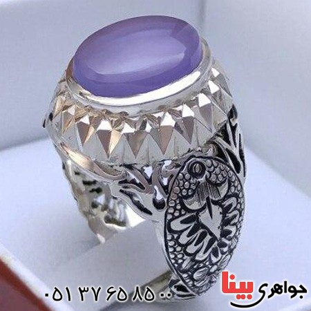 انگشتر عقیق یمنی بسیار عالی _کد:20053