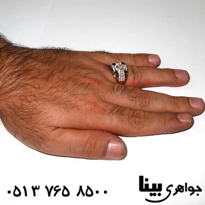 انگشتر کوارتز مردانه سوئیسی