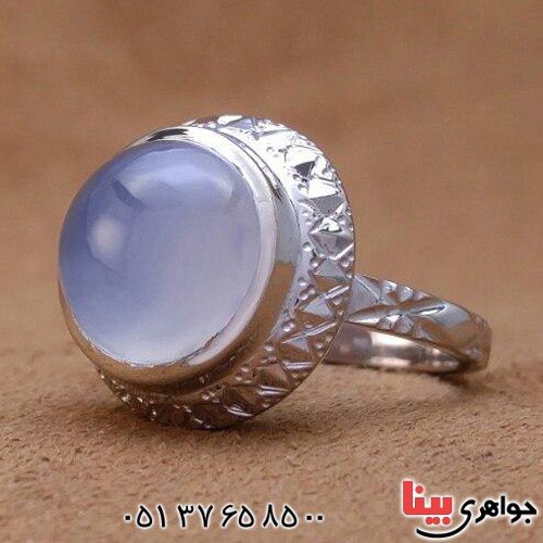 انگشتر عقیق یمنی بسیار زیبا مدل آذری _کد:20153