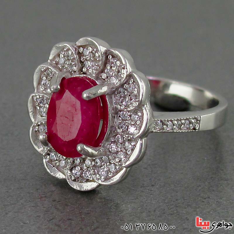 انگشتر یاقوت سرخ زنانه برند SPN _کد:20183