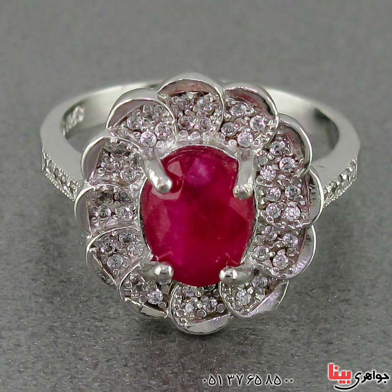 انگشتر یاقوت سرخ زنانه برند SPN _کد:20183