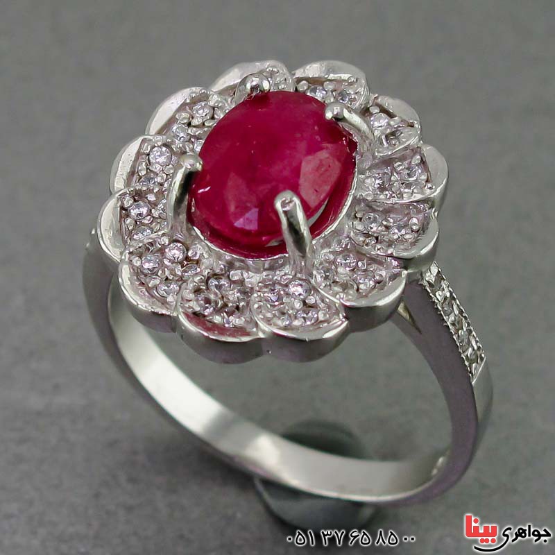 انگشتر یاقوت سرخ زنانه برند SPN _کد:20183