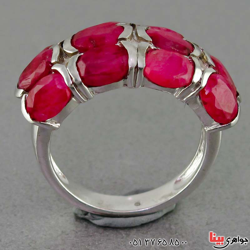 انگشتر یاقوت سرخ زنانه زیبا برند SPN _کد:20225