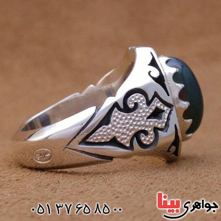 انگشتر اوپال دور الماس بسیار فاخر _کد:20245