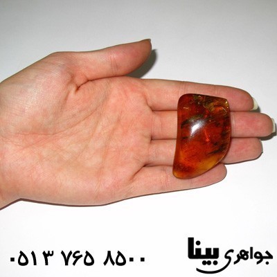 نگین انگشتر کهربا لهستانی درشت