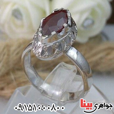 انگشتر یاقوت سرخ بسیار زیبا و خاص _کد:20307