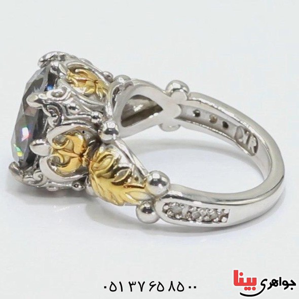 انگشتر الماس روسی (موزانایت) بسیار عالی _کد:20311
