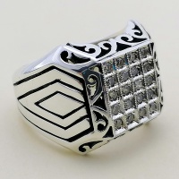 انگشتر الماس مردانه بسیار فاخر 
