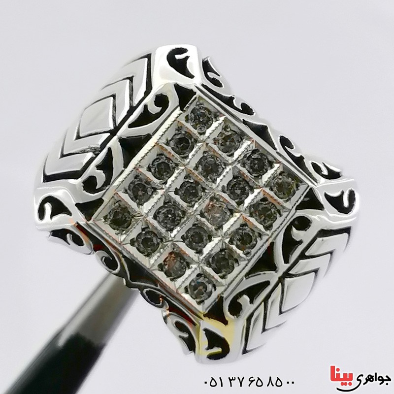 انگشتر الماس مردانه بسیار فاخر _کد:20356