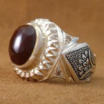 دور الماس قلم زنی و آیینه کاری شده _کد:20363