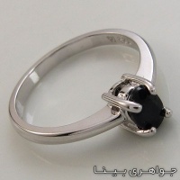 انگشتر یاقوت کبود تک نگین