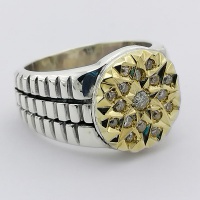 انگشتر الماس خاص مردانه بسیار زیبا 