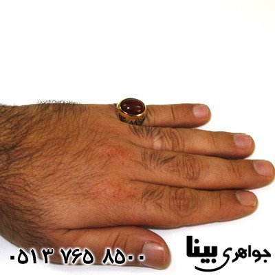 انگشتر عقیق قرمز مردانه عثمانی