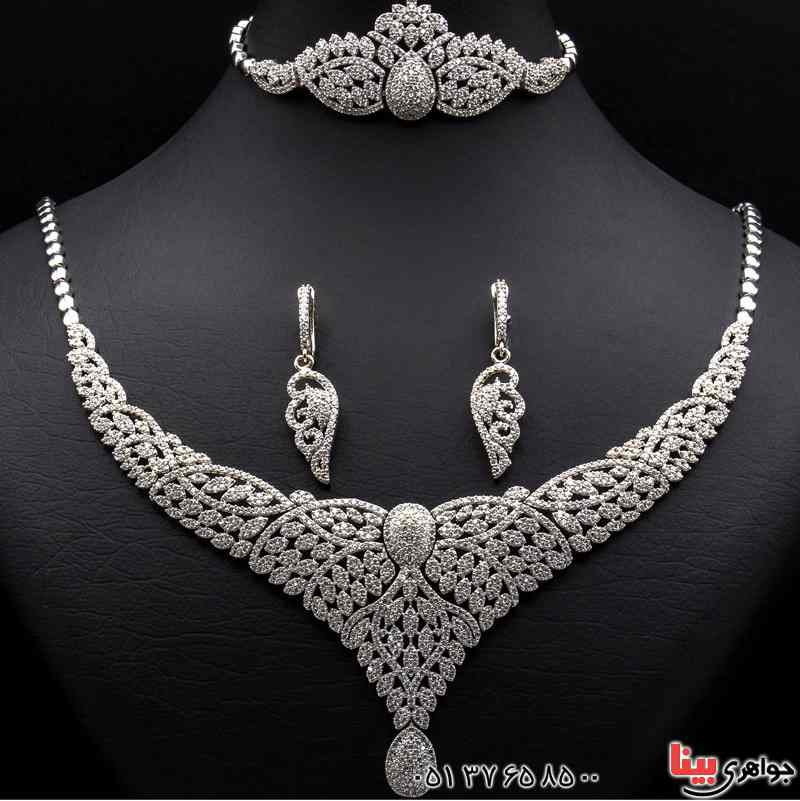 سرویس نقره زنانه بسیار زیبا و خاص _کد:20441