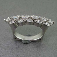 انگشتر الماس سوئیسی برند SPN 