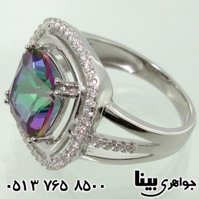 انگشتر توپاز زنانه بزرگ