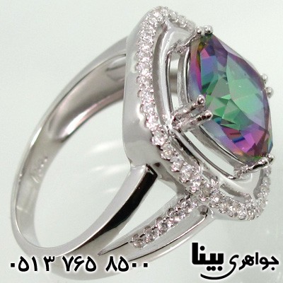 انگشتر توپاز زنانه بزرگ
