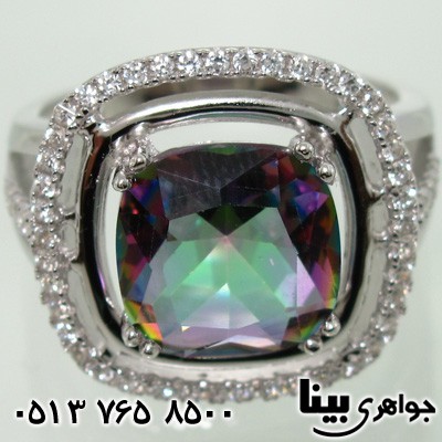 انگشتر توپاز زنانه بزرگ
