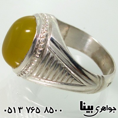 انگشتر عقیق شرف الشمس مردانه سنتی