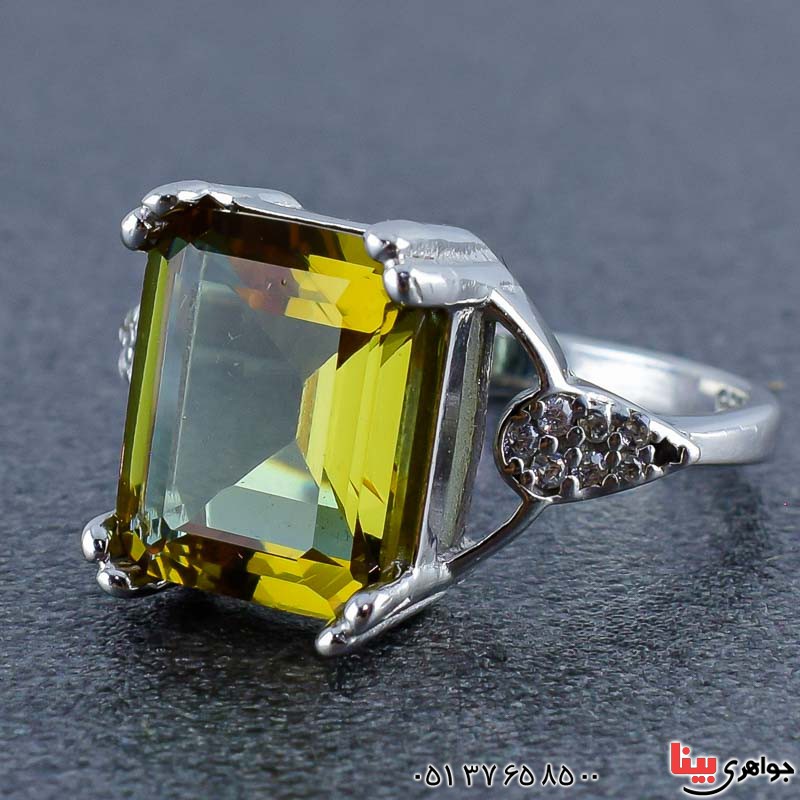 انگشتر الکساندریت زنانه بسیار خوشرنگ و خاص _کد:20834
