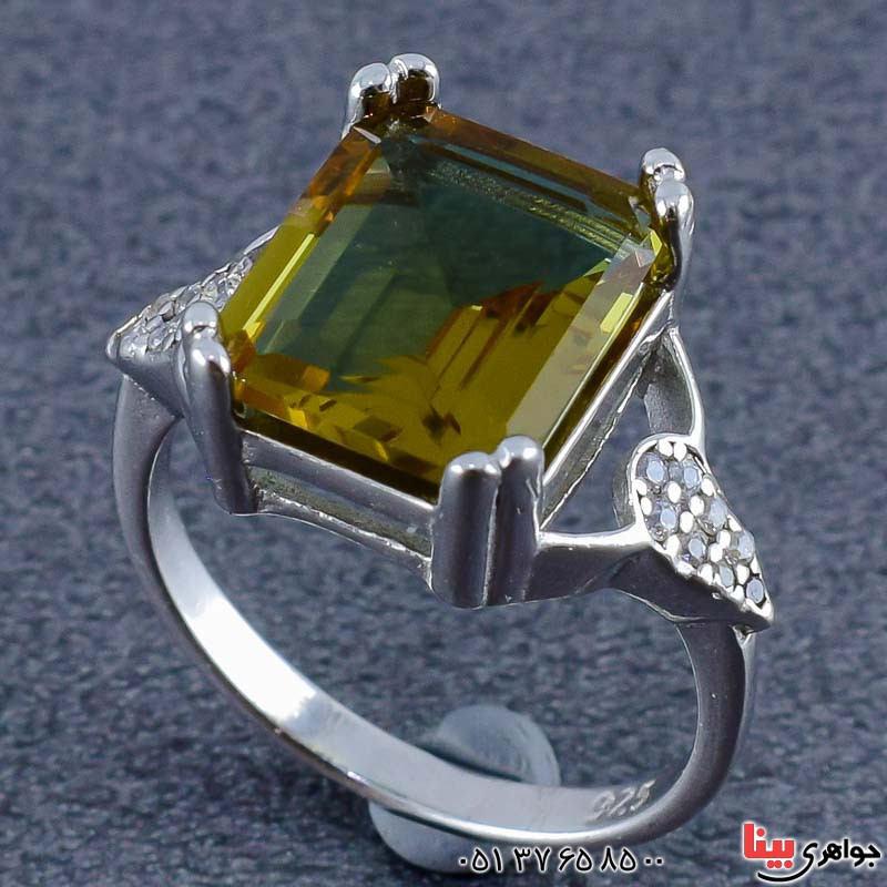 انگشتر الکساندریت زنانه بسیار خوشرنگ و خاص _کد:20834