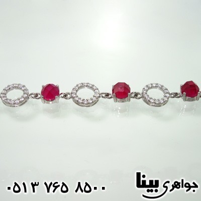 دستبند یاقوت سرخ صنعتی بزرگ