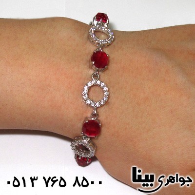 دستبند یاقوت سرخ صنعتی بزرگ